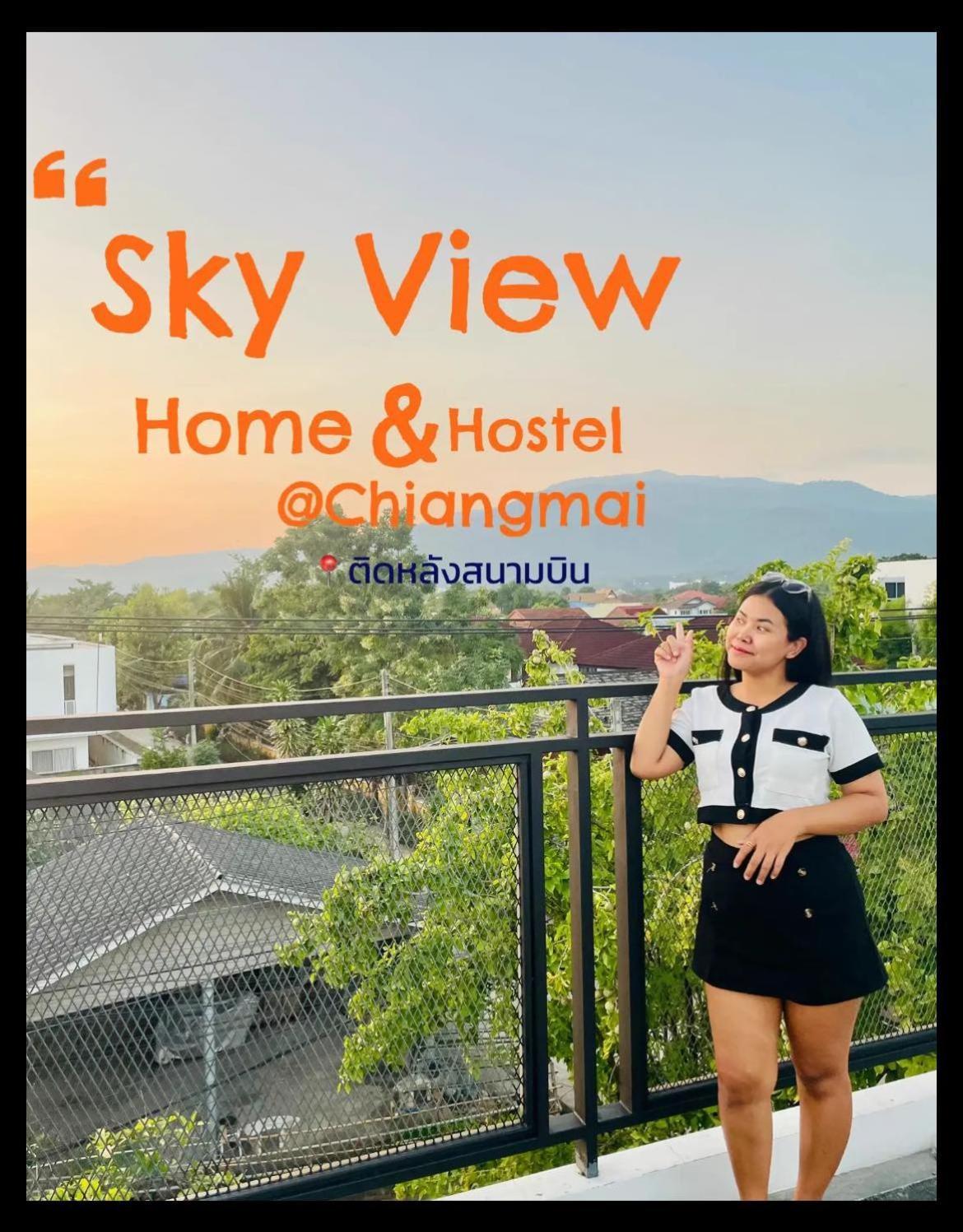 Sky View Home And Hostel Chiangmai Čiang Mai Exteriér fotografie